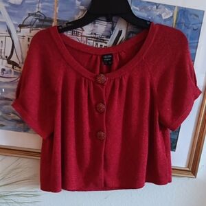 Nicole By Nicole MILLER ed Button-Front Women's Top